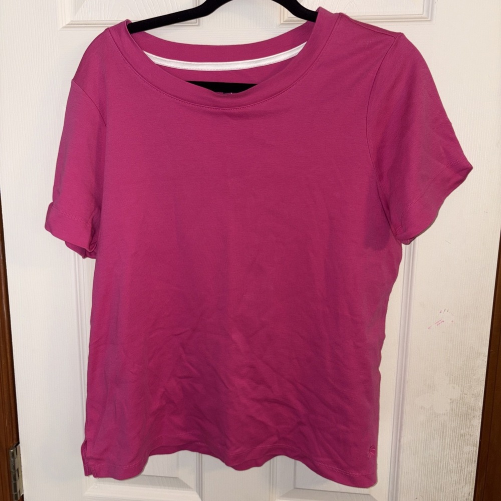 New Isaac Mizrahi Live Essentials Short Sleeve T-Shirt M